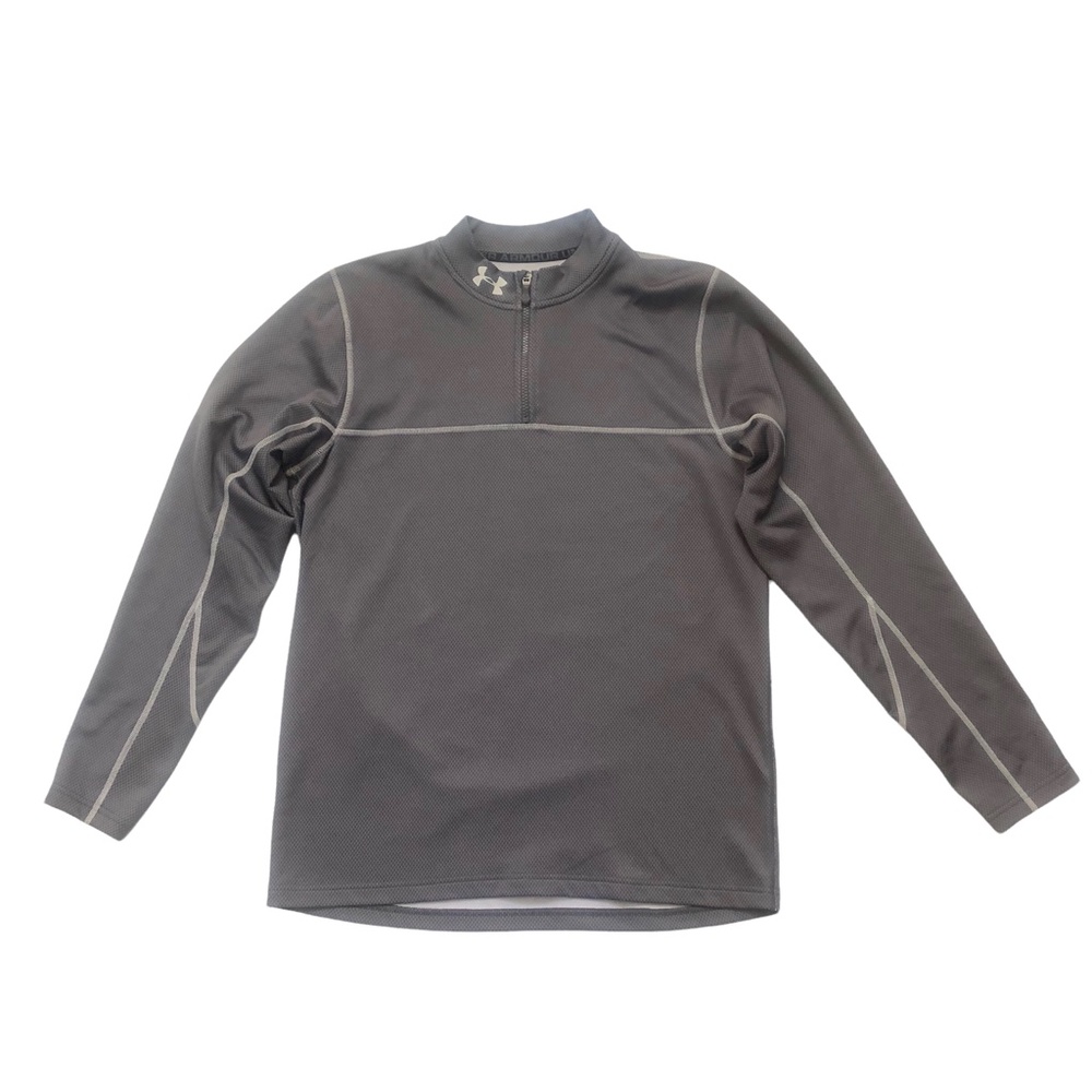 Under Armour Gray 1/4 Zip Pullover Jacket Men's L